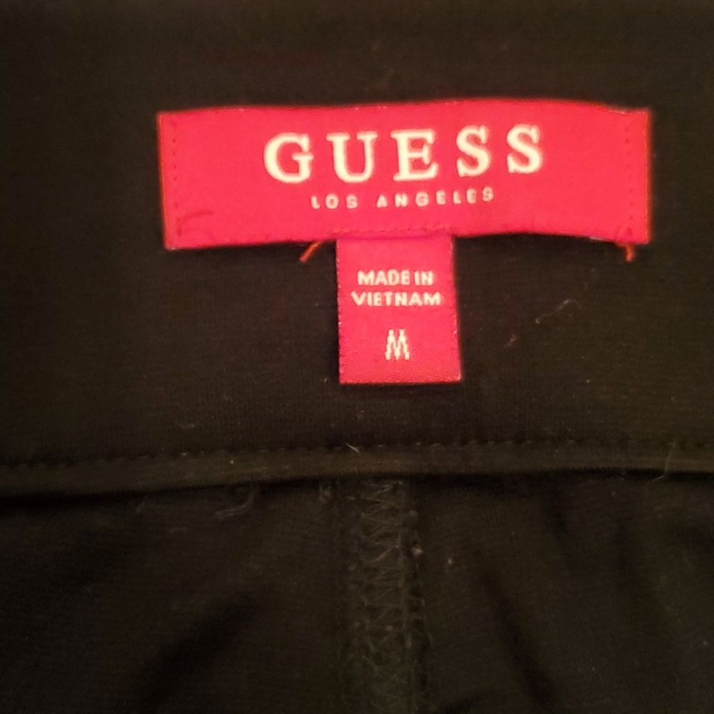 Guess Black Embellished Pants M - Picture 4 of 10